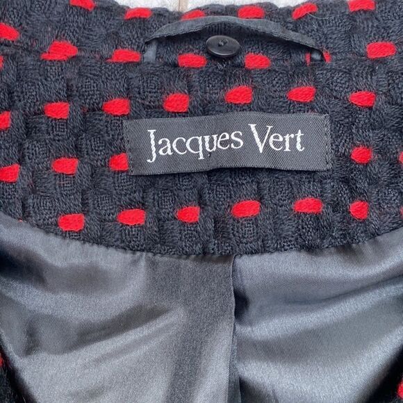 Elegant Red and Navy Women's Skirt Set - Picture 6 of 16